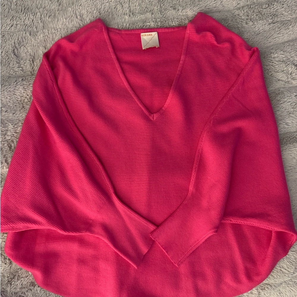 Pink V-Neck Kerisma Sweater